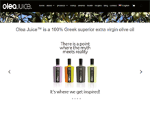 Tablet Screenshot of oleajuice.com